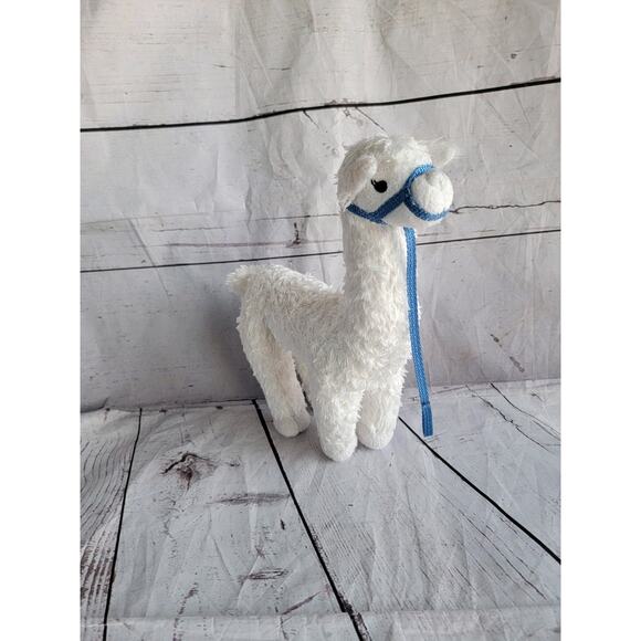 American Girl Chrissa's Pet Llama Starburst With Blue Harness Plush Toy - Picture 1 of 6